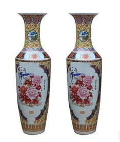 青花瓷花瓶 陶瓷花瓶 景德镇陶瓷大花瓶